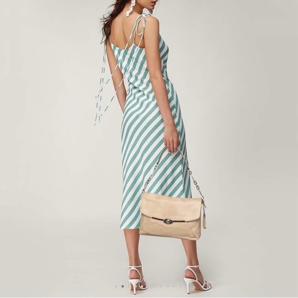 Coach Beige Madison Shoulder Bag - Picture 4 of 16